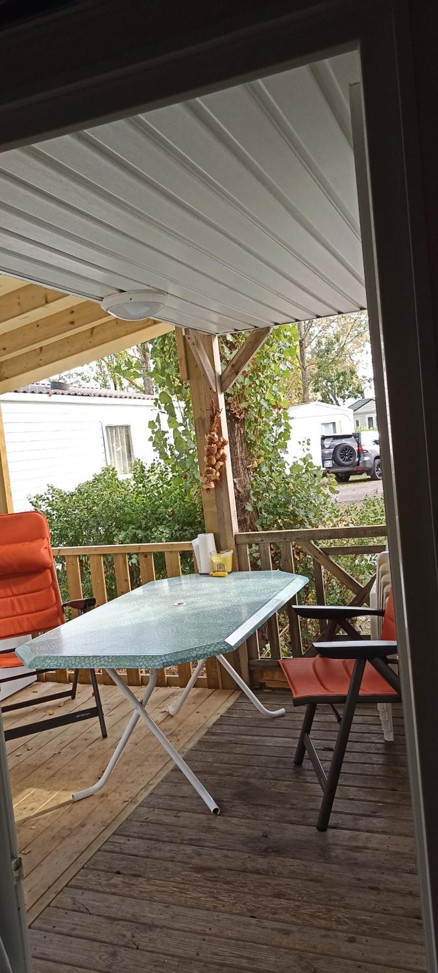 Mobilhome L'Oasis Camping Le Clos Cottet Angles  Esterno foto