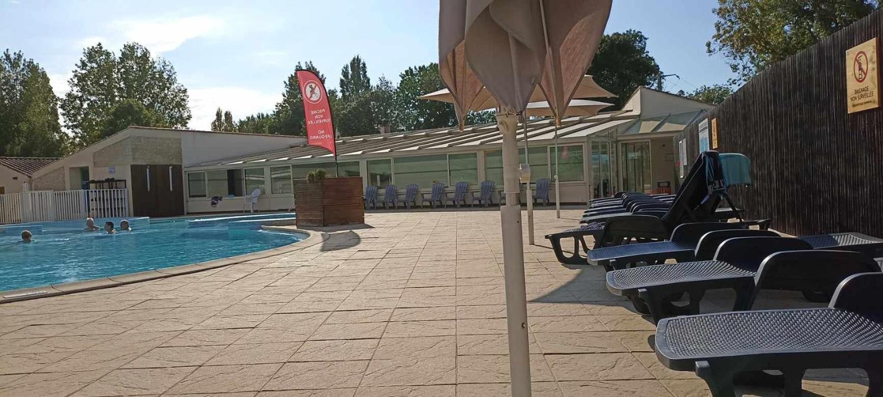 Mobilhome L'Oasis Camping Le Clos Cottet Angles  Esterno foto