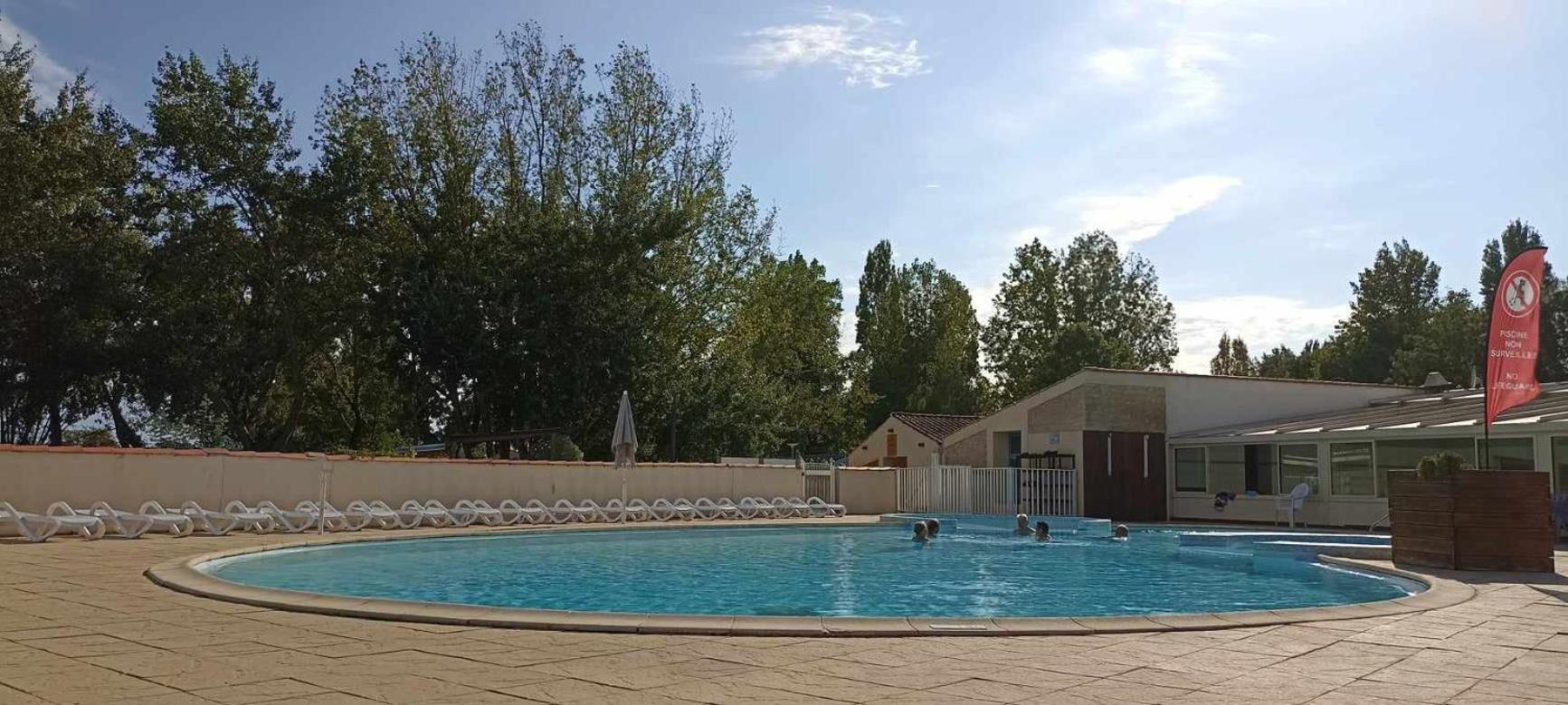 Mobilhome L'Oasis Camping Le Clos Cottet Angles  Esterno foto