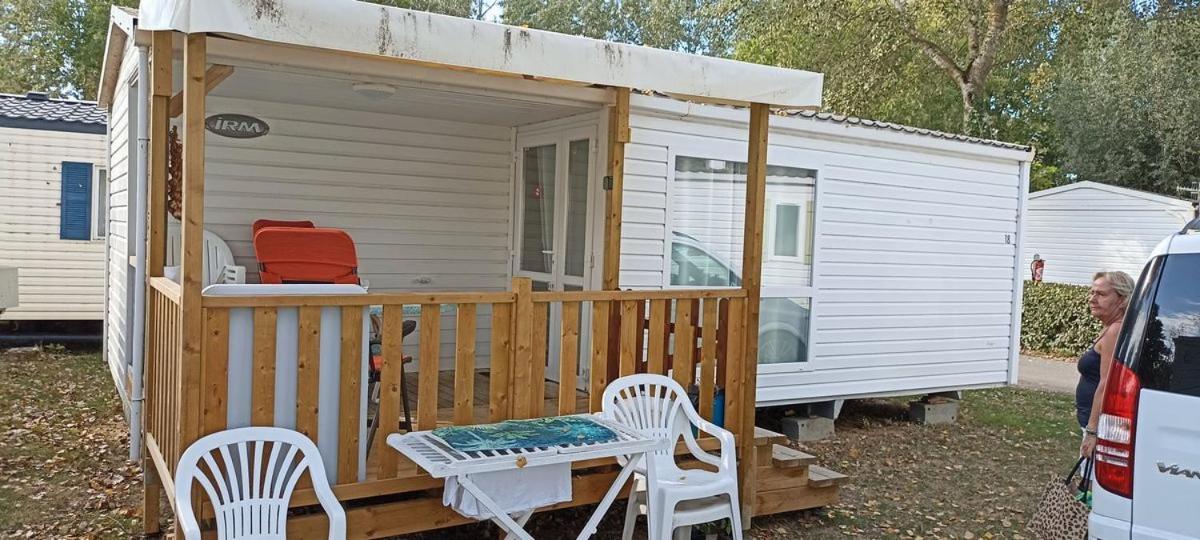 Mobilhome L'Oasis Camping Le Clos Cottet Angles  Esterno foto